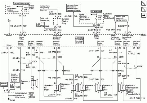 positive junction box 2006 silverado diagram|2004 silverado 2500 wiring diagram.